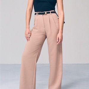 Abercrombie & Fitch A&F Sloane Tailored Pant Light Brown 28L NEW NWT High Rise